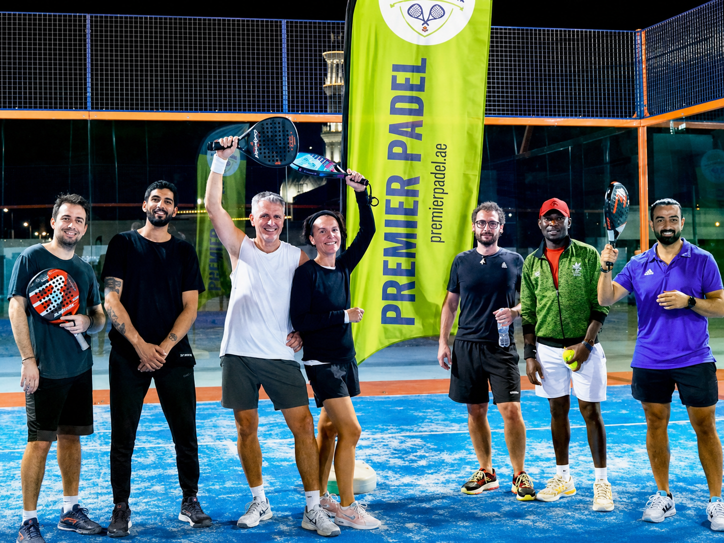 Premier Padel players